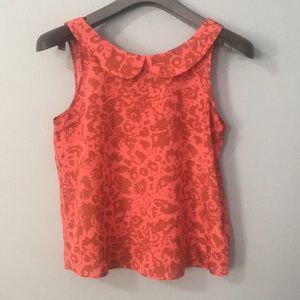 I Love H81 Animal Print Bow Back Sleeveless Blouse